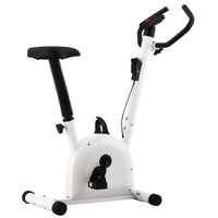 Exercise bike with belt resistance White