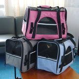 Portable Cat Bag Backpack Breathable Mesh Pet Puppy Cat Foldable Carrier Bags