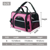 Portable Cat Bag Backpack Breathable Mesh Pet Puppy Cat Foldable Carrier Bags