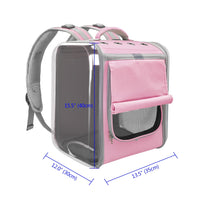 Pet Cat Carrier Backpack Breathable Cat Travel Outdoor Shoulder Bag For Small Dogs Cats