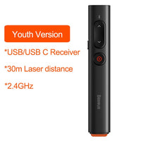 Wireless Presenter USB& USB C Laser Pointer with Remote Control Infrared Presenter Pen For Projector  PPT Slide