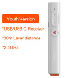 Wireless Presenter USB& USB C Laser Pointer with Remote Control Infrared Presenter Pen For Projector  PPT Slide