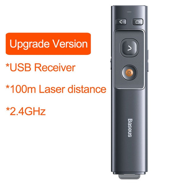 Wireless Presenter USB& USB C Laser Pointer with Remote Control Infrared Presenter Pen For Projector  PPT Slide