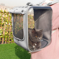 Pet Cat Carrier Backpack Breathable Cat Travel Outdoor Shoulder Bag For Small Dogs Cats