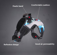 Dog Harness No-Pull Reflective Breathable Adjustable Pet Vest with Handle for Outdoor Walking